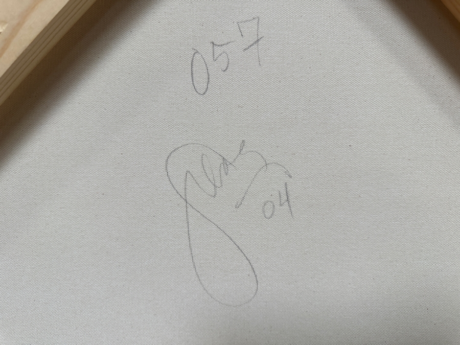 Gerrit Greve (1948-2024, Cardiff by the Sea, CA) Original Acrylic Painting On Canvas Titled 'Trees 57' 2004 Signed Verso 36' X 36' Estimate $1,296 - $1,620 [Photo 6]