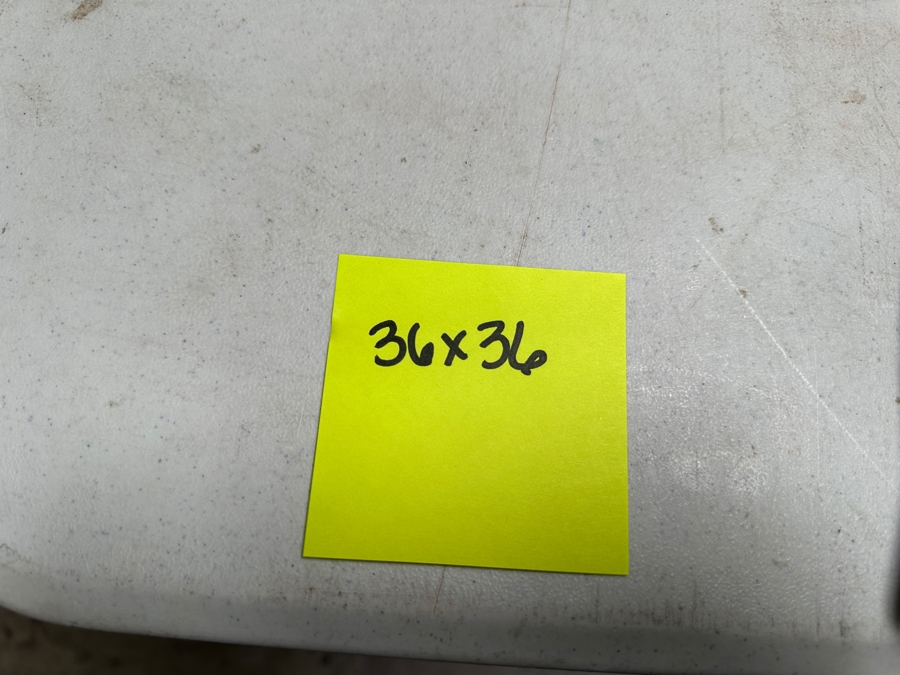 Gerrit Greve (1948-2024, Cardiff by the Sea, CA) Original Acrylic Drip Painting On Canvas Signed Lower Right 36' X 36' Estimate $1,296 - $1,620 [Photo 6]