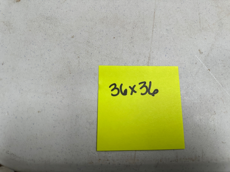 Gerrit Greve (1948-2024, Cardiff by the Sea, CA) Original Acrylic Drip Painting On Canvas Titled 'Three Women'  Signed Lower Right 36' X 36' Estimate $1,296 - $1,620 [Photo 8]