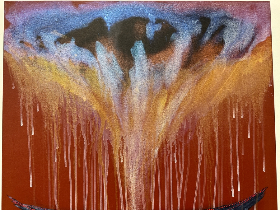 Gerrit Greve (1948-2024, Cardiff by the Sea, CA) Original Acrylic Painting On Canvas Titled 'Voyage 113' 2013 Signed Verso 36' X 36' Estimate $1,296 - $1,620 [Photo 4]