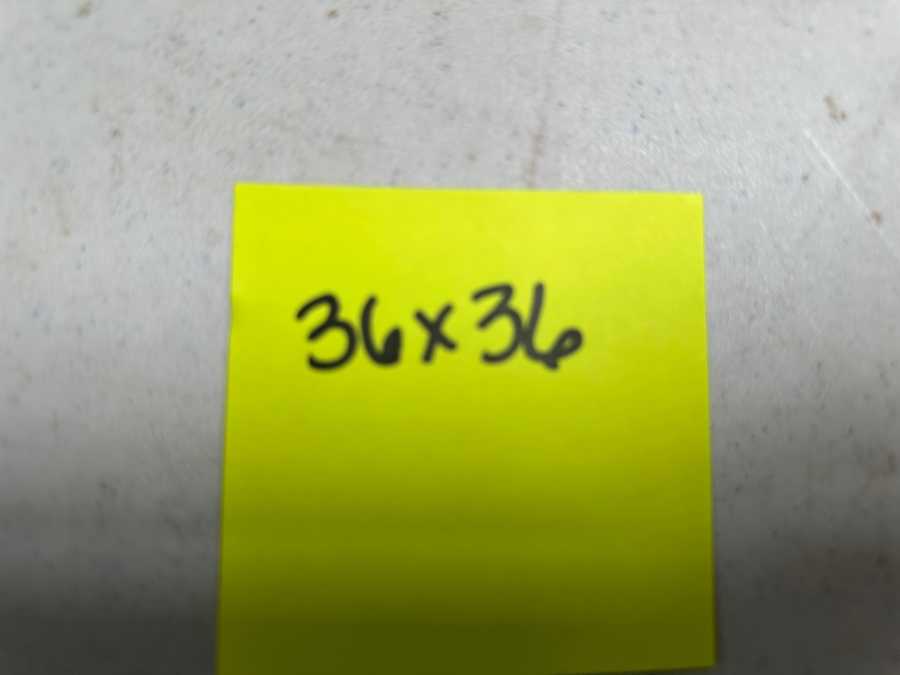 Gerrit Greve (1948-2024, Cardiff by the Sea, CA) Original Acrylic Painting On Canvas Titled 'Picket Fence In Cardiff #2'  Signed Lower Right 36' X 36' Estimate $1,296 - $1,620 [Photo 8]