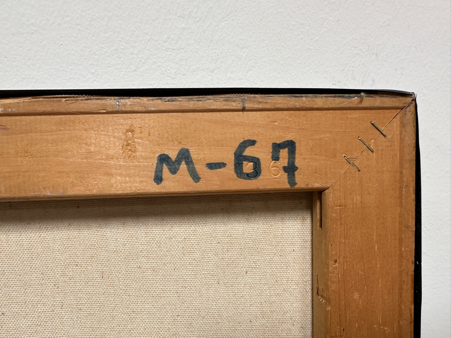 Gerrit Greve (1948-2024, Cardiff by the Sea, CA) Original Acrylic Painting On Canvas Titled 'Puccini - Madama Butterfly' Signed Lower Right 36' X 36' Estimate $1,296 - $1,620 [Photo 9]