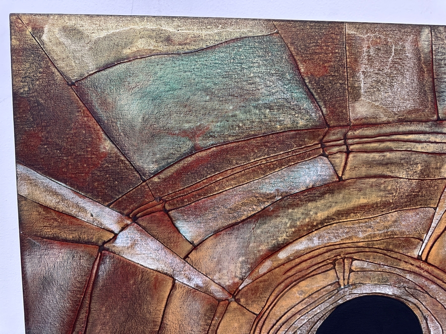 Gerrit Greve (1948-2024, Cardiff by the Sea, CA) Original Acrylic Painting On Canvas 2010 Signed Verso 36' X 36' Estimate $1,296 - $1,620 [Photo 4]