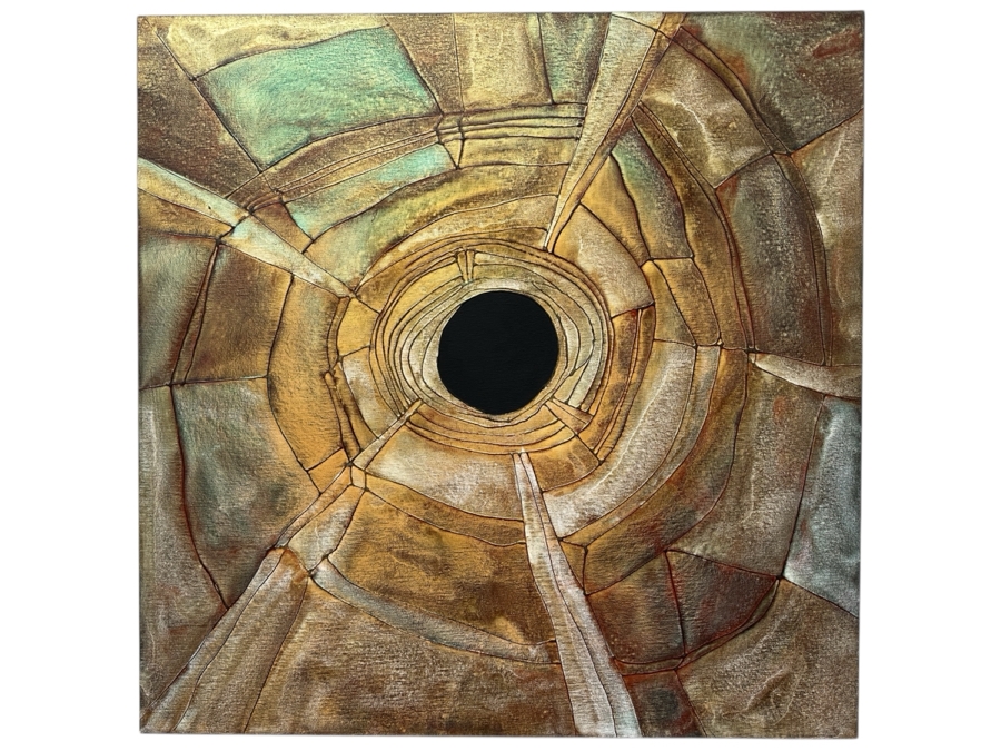 Gerrit Greve (1948-2024, Cardiff by the Sea, CA) Original Acrylic Painting On Canvas 2010 Signed Verso 36' X 36' Estimate $1,296 - $1,620