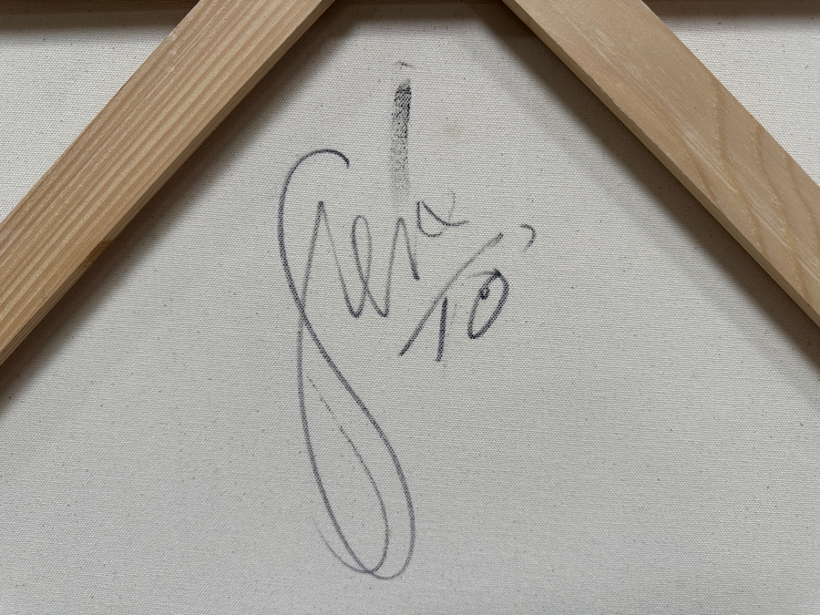 Gerrit Greve (1948-2024, Cardiff by the Sea, CA) Original Acrylic Painting On Canvas 2010 Signed Verso 36' X 36' Estimate $1,296 - $1,620 [Photo 6]