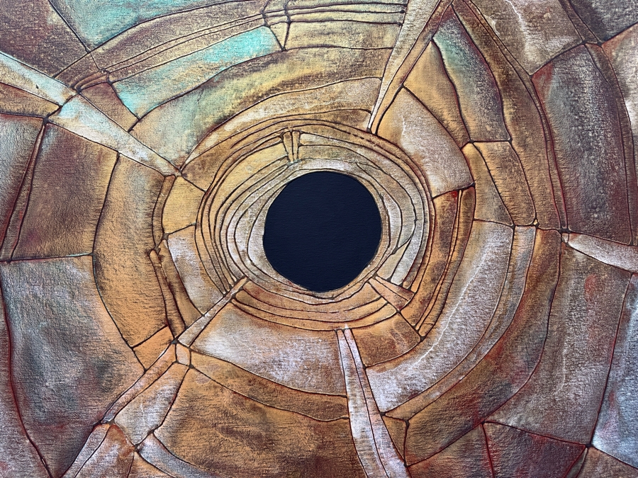 Gerrit Greve (1948-2024, Cardiff by the Sea, CA) Original Acrylic Painting On Canvas 2010 Signed Verso 36' X 36' Estimate $1,296 - $1,620 [Photo 3]