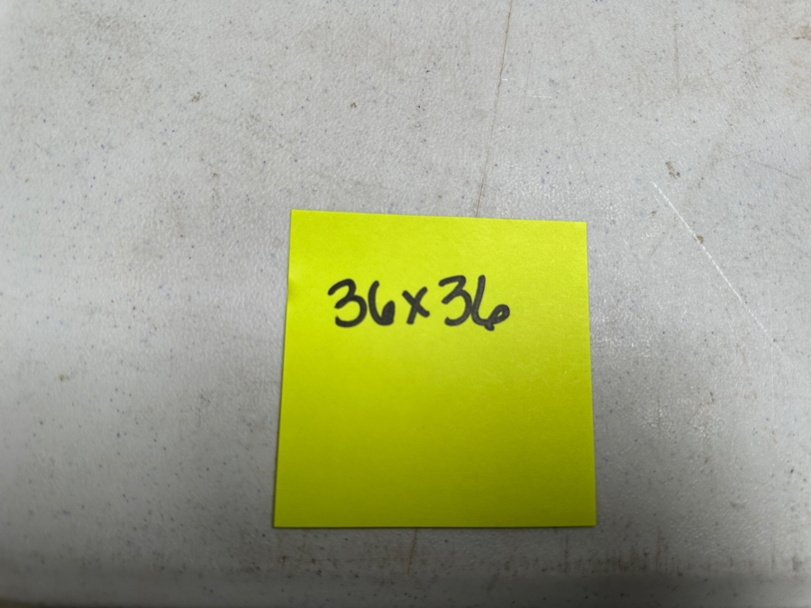 Gerrit Greve (1948-2024, Cardiff by the Sea, CA) Original Acrylic Painting On Canvas Titled 'Flowers 9' 2020 Signed Verso 36' X 36' Estimate $1,296 - $1,620 [Photo 7]