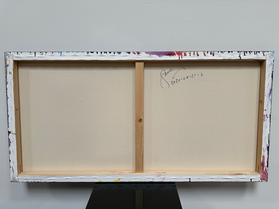 Gerrit Greve (1948-2024, Cardiff by the Sea, CA) Original Acrylic Painting On Canvas 2020 Signed Verso 48' X 24' Estimate $1,152 - $1,440 [Photo 6]