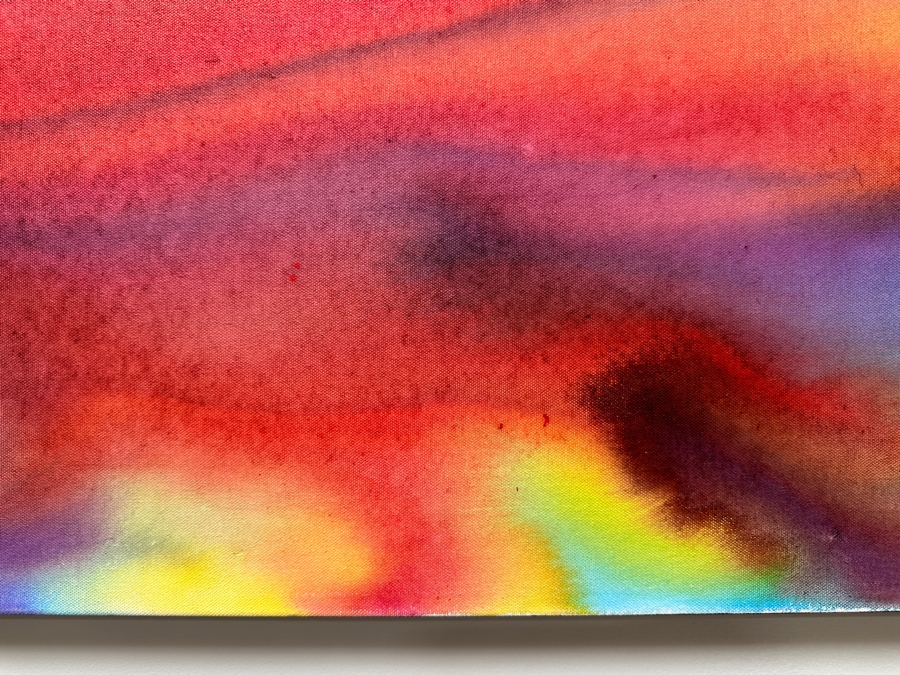 Gerrit Greve (1948-2024, Cardiff by the Sea, CA) Original Acrylic Painting On Canvas 2020 Signed Verso 48' X 24' Estimate $1,152 - $1,440 [Photo 4]