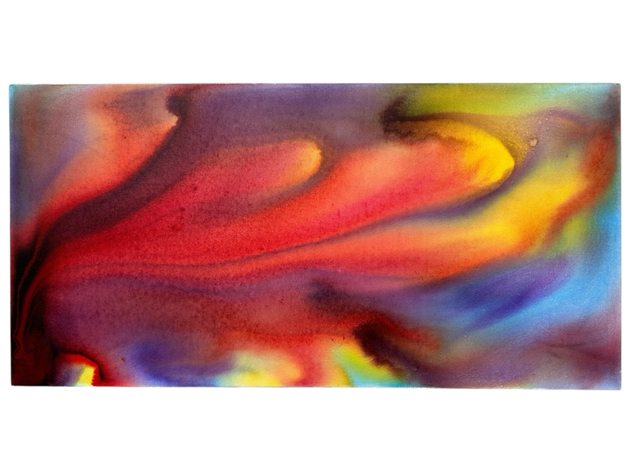 Gerrit Greve (1948-2024, Cardiff by the Sea, CA) Original Acrylic Painting On Canvas 2020 Signed Verso 48' X 24' Estimate $1,152 - $1,440 [Photo 1]