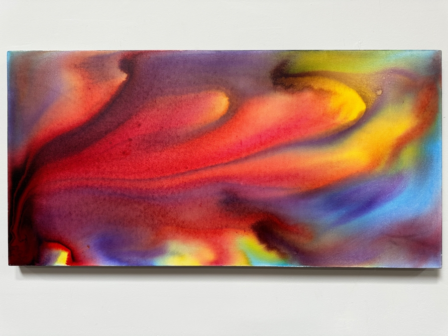 Gerrit Greve (1948-2024, Cardiff by the Sea, CA) Original Acrylic Painting On Canvas 2020 Signed Verso 48' X 24' Estimate $1,152 - $1,440 [Photo 2]