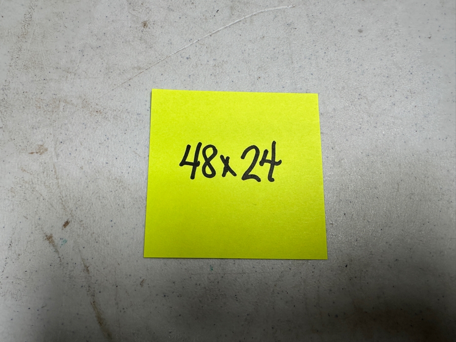 Gerrit Greve (1948-2024, Cardiff by the Sea, CA) Original Acrylic Painting On Canvas Titled 'Underwater Bed' 2021 Signed Verso 48' X 24' Estimate $1,152 - $1,440 [Photo 7]