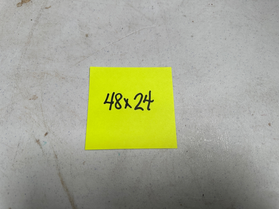 Gerrit Greve (1948-2024, Cardiff by the Sea, CA) Original Acrylic Painting On Canvas Titled 'Spirit Boat 41' 2007 Signed Verso 48' X 24' Estimate $1,152 - $1,440 [Photo 8]