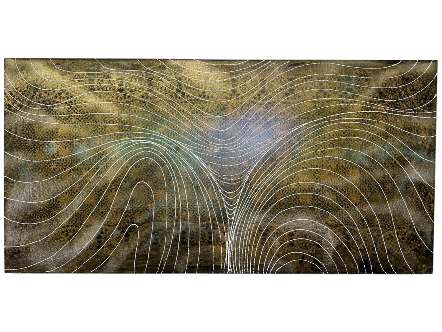 Gerrit Greve (1948-2024, Cardiff by the Sea, CA) Original Acrylic Painting On Canvas Signed Verso 48' X 24' Estimate $1,152 - $1,440 [Photo 1]