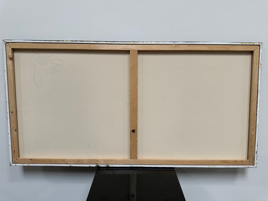 Gerrit Greve (1948-2024, Cardiff by the Sea, CA) Original Acrylic Painting On Canvas Signed Verso 48' X 24' Estimate $1,152 - $1,440 [Photo 6]