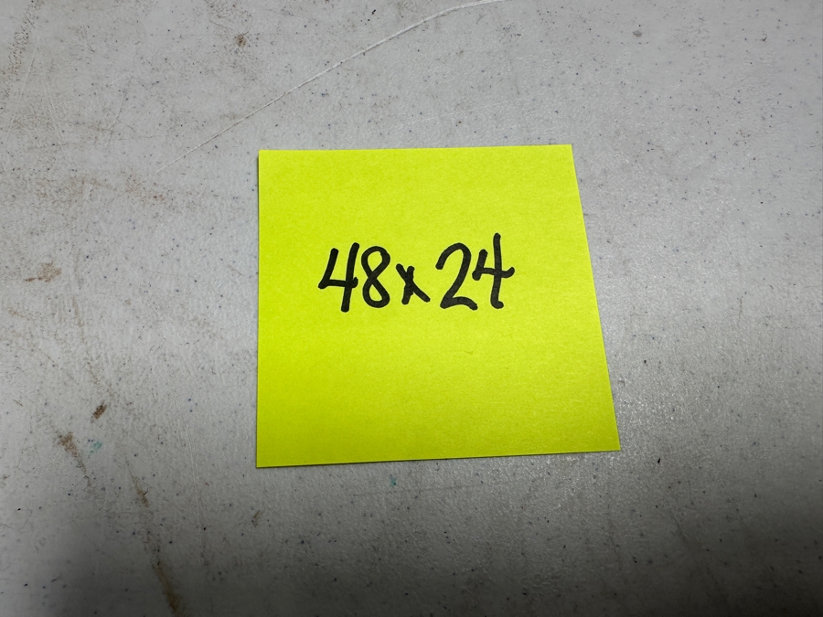 Gerrit Greve (1948-2024, Cardiff by the Sea, CA) Original Acrylic Painting On Canvas Titled 'Spirit Boat VII' 2007 Signed Verso 48' X 24' Estimate $1,152 - $1,440 [Photo 8]