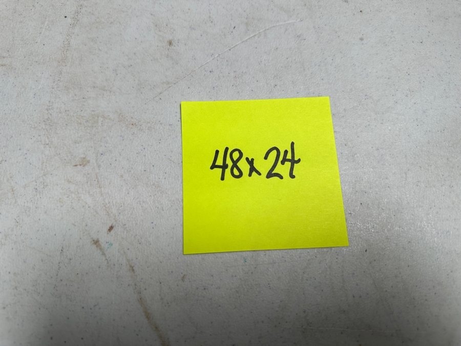 Gerrit Greve (1948-2024, Cardiff by the Sea, CA) Original Acrylic Painting On Canvas Titled 'Spirit Boat In Gold Rain' 2007 Signed Verso 48' X 24' Estimate $1,152 - $1,440 [Photo 8]