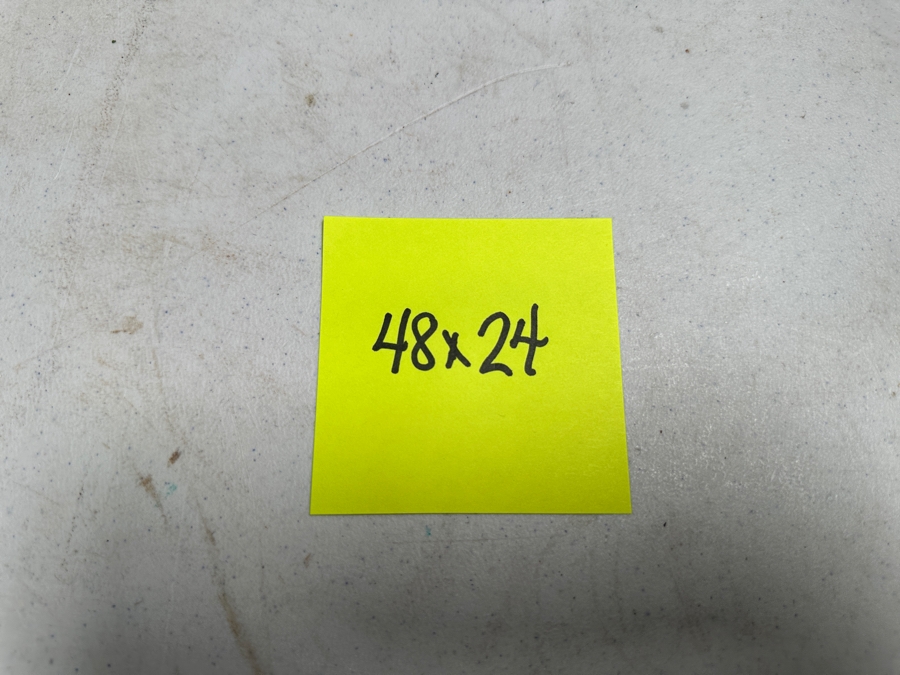 Gerrit Greve (1948-2024, Cardiff by the Sea, CA) Original Acrylic Painting On Canvas Titled 'Voyage 247' 2018 Signed Verso 48' X 24' Estimate $1,152 - $1,440 [Photo 7]