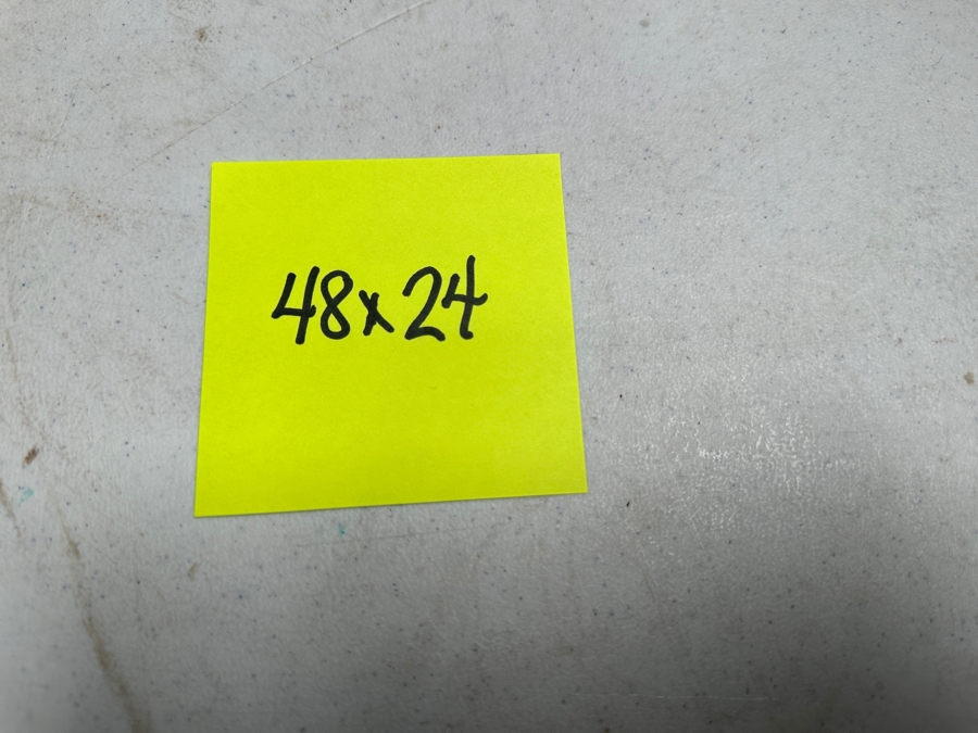 Gerrit Greve (1948-2024, Cardiff by the Sea, CA) Original Acrylic Sand Painting On Canvas Titled 'In Remembrance United States Flag' 2012 Signed Verso 48' X 24' Estimate $1,152 - $1,440 [Photo 10]