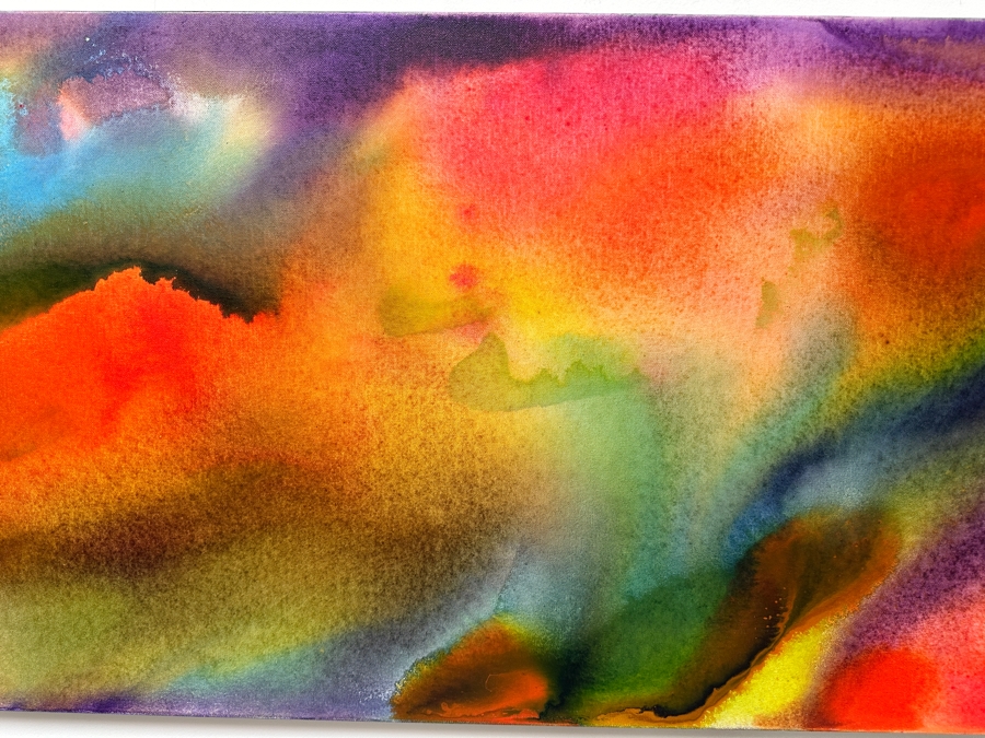 Gerrit Greve (1948-2024, Cardiff by the Sea, CA) Original Acrylic Painting On Canvas 2020 Signed Verso 48' X 24' Estimate $1,152 - $1,440 [Photo 4]