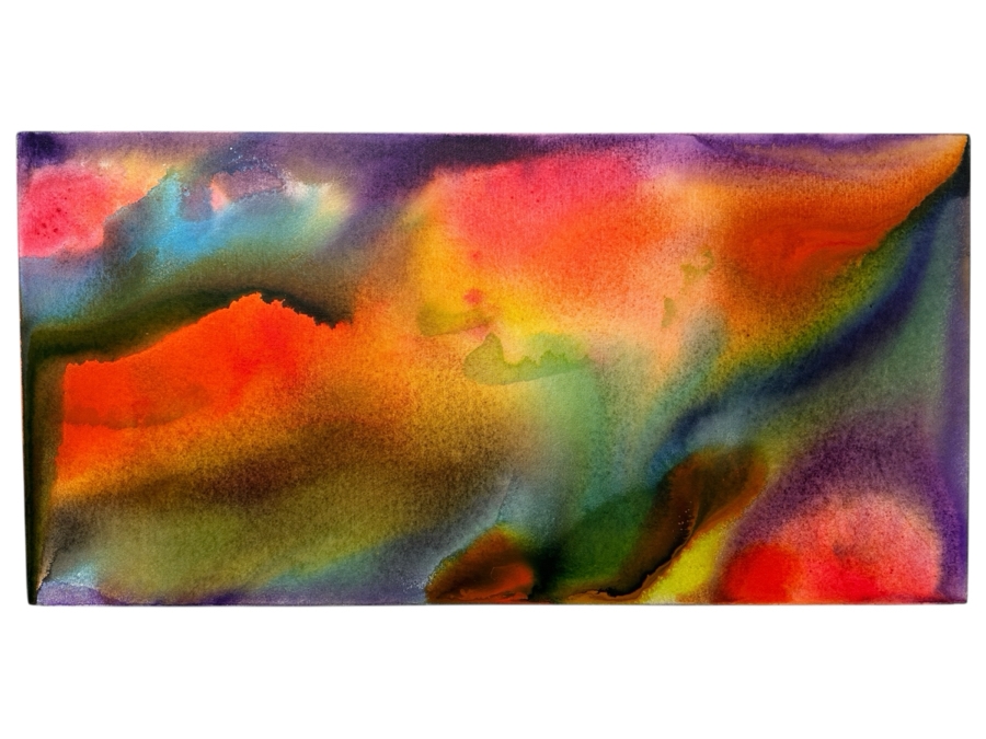 Gerrit Greve (1948-2024, Cardiff by the Sea, CA) Original Acrylic Painting On Canvas 2020 Signed Verso 48' X 24' Estimate $1,152 - $1,440 [Photo 1]