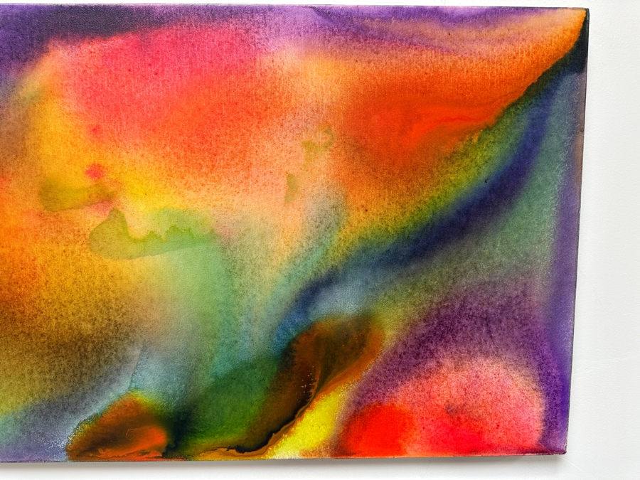 Gerrit Greve (1948-2024, Cardiff by the Sea, CA) Original Acrylic Painting On Canvas 2020 Signed Verso 48' X 24' Estimate $1,152 - $1,440 [Photo 5]