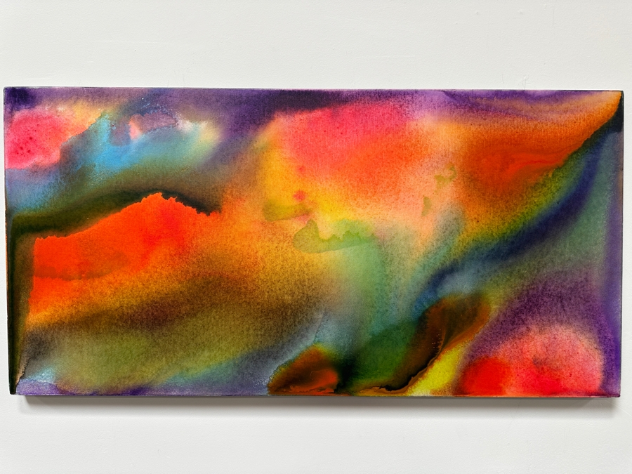 Gerrit Greve (1948-2024, Cardiff by the Sea, CA) Original Acrylic Painting On Canvas 2020 Signed Verso 48' X 24' Estimate $1,152 - $1,440 [Photo 2]