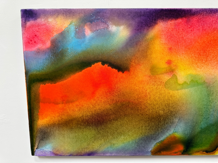 Gerrit Greve (1948-2024, Cardiff by the Sea, CA) Original Acrylic Painting On Canvas 2020 Signed Verso 48' X 24' Estimate $1,152 - $1,440 [Photo 3]