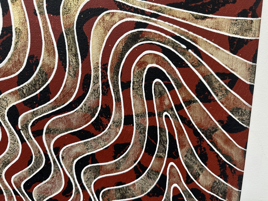 Gerrit Greve (1948-2024, Cardiff by the Sea, CA) Original Acrylic Painting On Canvas 2008 Signed Verso 48' X 24' Estimate $1,152 - $1,440 [Photo 5]