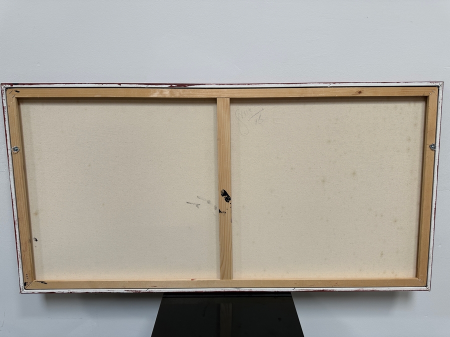 Gerrit Greve (1948-2024, Cardiff by the Sea, CA) Original Acrylic Painting On Canvas 2008 Signed Verso 48' X 24' Estimate $1,152 - $1,440 [Photo 6]