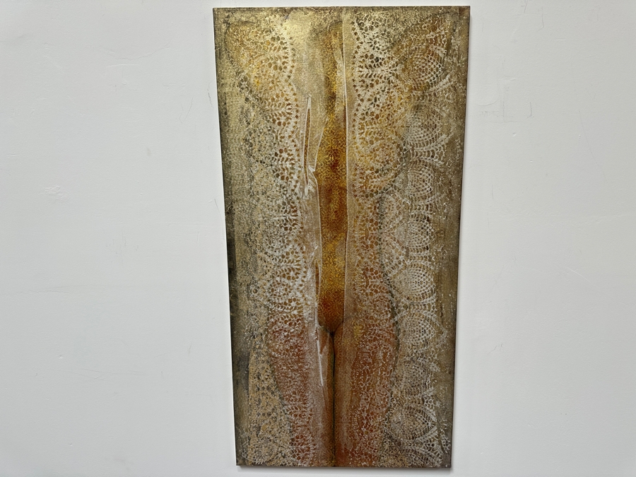 Gerrit Greve (1948-2024, Cardiff by the Sea, CA) Original Acrylic Painting On Canvas Signed Verso 24' X 48' Estimate $1,152 - $1,440 [Photo 2]