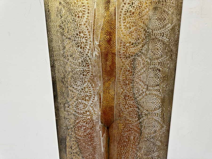 Gerrit Greve (1948-2024, Cardiff by the Sea, CA) Original Acrylic Painting On Canvas Signed Verso 24' X 48' Estimate $1,152 - $1,440 [Photo 5]