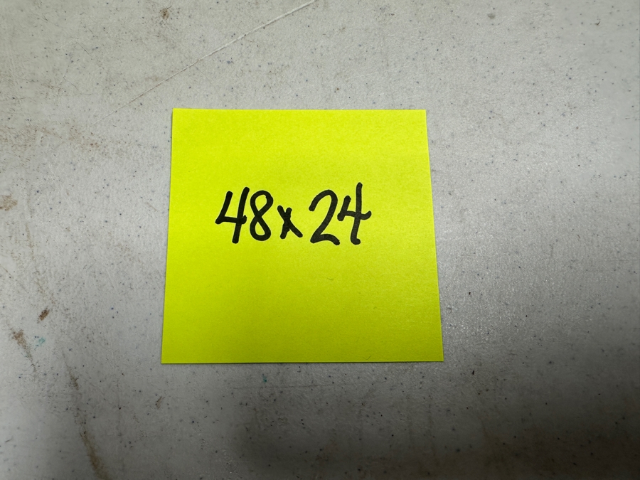 Gerrit Greve (1948-2024, Cardiff by the Sea, CA) Original Acrylic Painting On Canvas Titled 'Ocean Legends' 2003 Signed Lower Left And Verso 48' X 24' Estimate $1,152 - $1,440 [Photo 8]