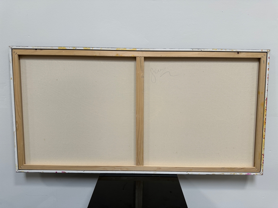 Gerrit Greve (1948-2024, Cardiff by the Sea, CA) Original Acrylic Painting On Canvas Signed Verso 48' X 24' Estimate $1,152 - $1,440 [Photo 6]