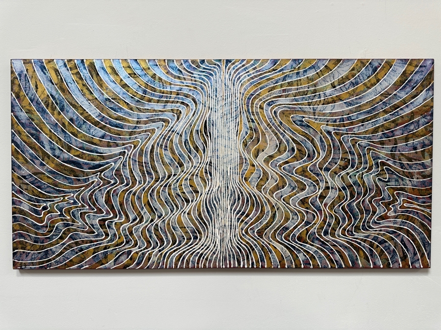 Gerrit Greve (1948-2024, Cardiff by the Sea, CA) Original Acrylic Painting On Canvas 2008 Signed Verso 48' X 24' Estimate $1,152 - $1,440 [Photo 2]