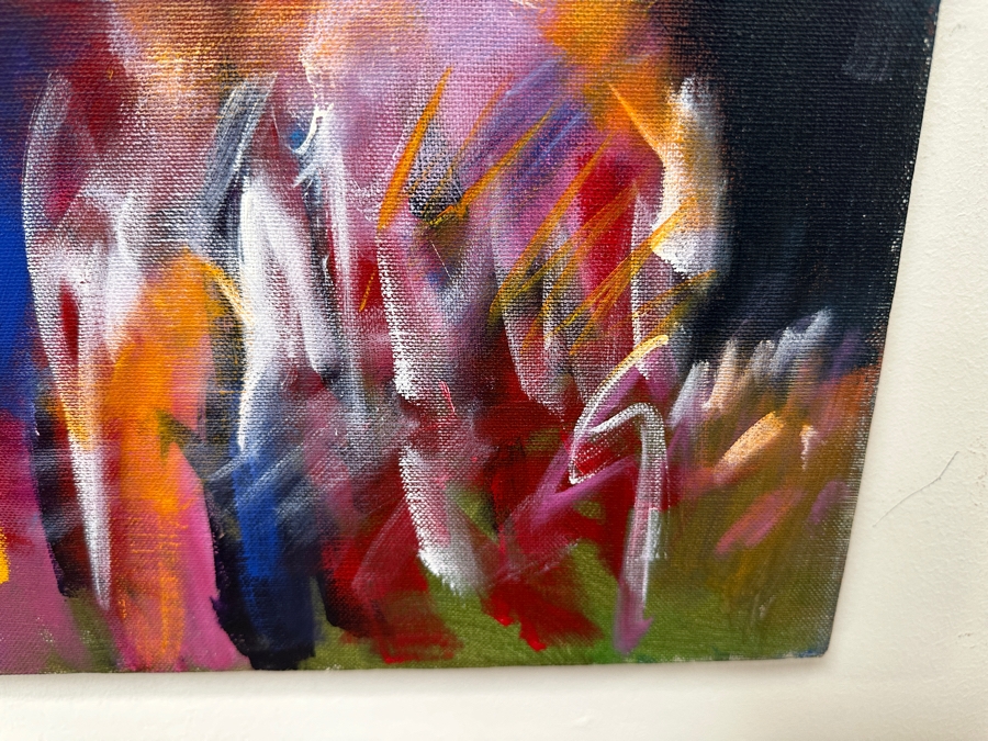 Gerrit Greve (1948-2024, Cardiff by the Sea, CA) Original Acrylic Painting On Canvas Signed Lower Right 30' X 36' Estimate $1,080 - $1,350 [Photo 6]