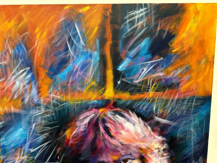 Gerrit Greve (1948-2024, Cardiff by the Sea, CA) Original Acrylic Painting On Canvas Signed Lower Right 30' X 36' Estimate $1,080 - $1,350 [Photo 4]