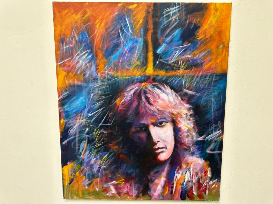 Gerrit Greve (1948-2024, Cardiff by the Sea, CA) Original Acrylic Painting On Canvas Signed Lower Right 30' X 36' Estimate $1,080 - $1,350 [Photo 2]