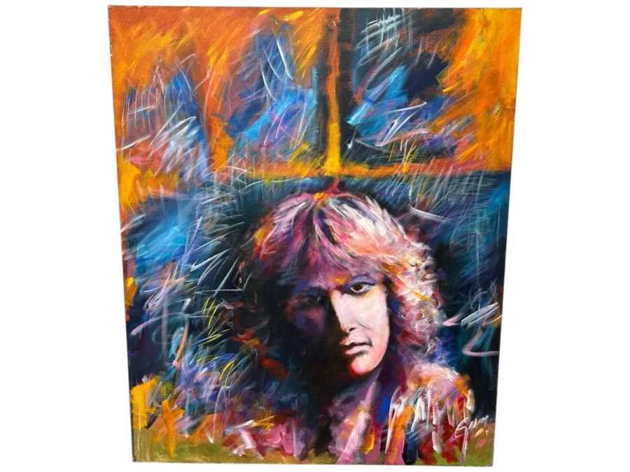 Gerrit Greve (1948-2024, Cardiff by the Sea, CA) Original Acrylic Painting On Canvas Signed Lower Right 30' X 36' Estimate $1,080 - $1,350 [Photo 1]