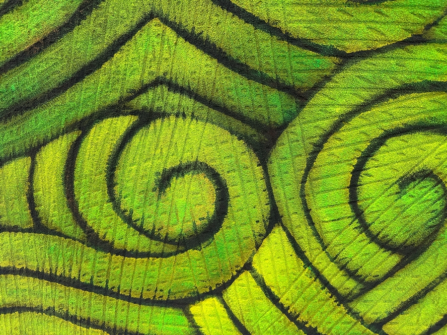 Gerrit Greve (1948-2024, Cardiff by the Sea, CA) Original Acrylic Painting On Canvas Titled 'Green Waves' 1992 Signed Verso 30' X 40' Estimate $1,200 - $1,500 [Photo 4]