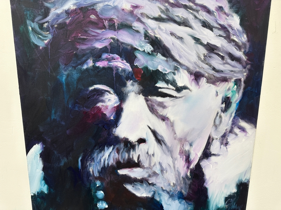 Gerrit Greve (1948-2024, Cardiff by the Sea, CA) Original Acrylic Painting On Canvas Signed Lower Right 30' X 40' Estimate $1,200 - $1,500 [Photo 3]