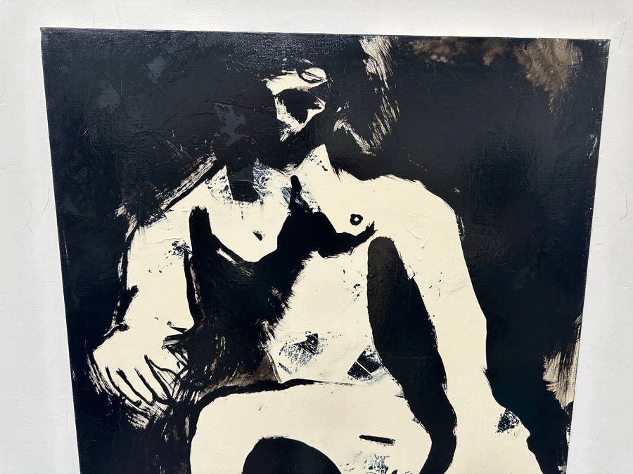 Gerrit Greve (1948-2024, Cardiff by the Sea, CA) Original Acrylic Painting On Canvas Unsigned 30' X 40' Estimate $1,200 - $1,500 [Photo 3]