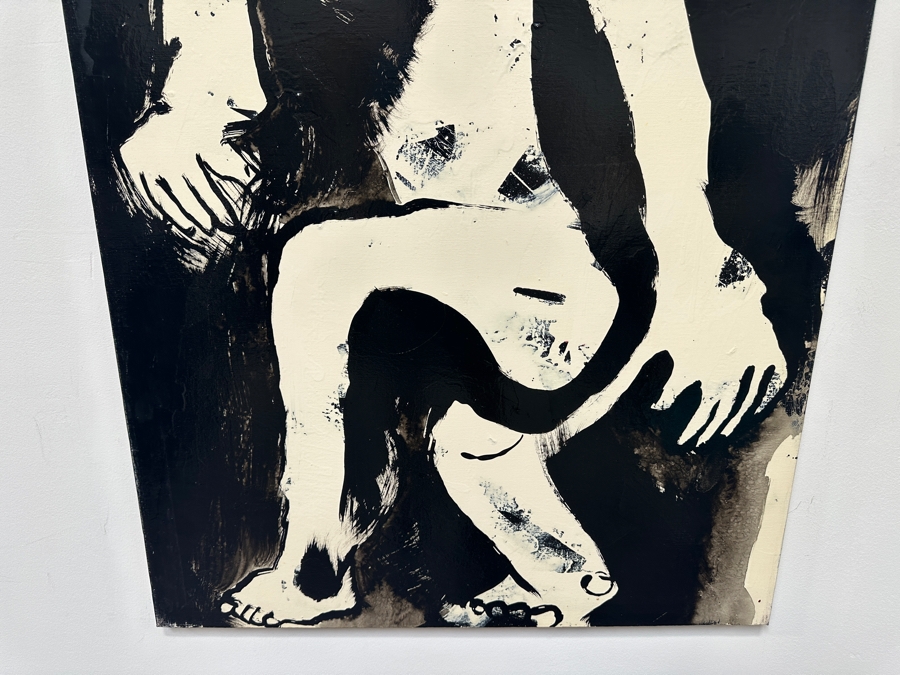 Gerrit Greve (1948-2024, Cardiff by the Sea, CA) Original Acrylic Painting On Canvas Unsigned 30' X 40' Estimate $1,200 - $1,500 [Photo 4]