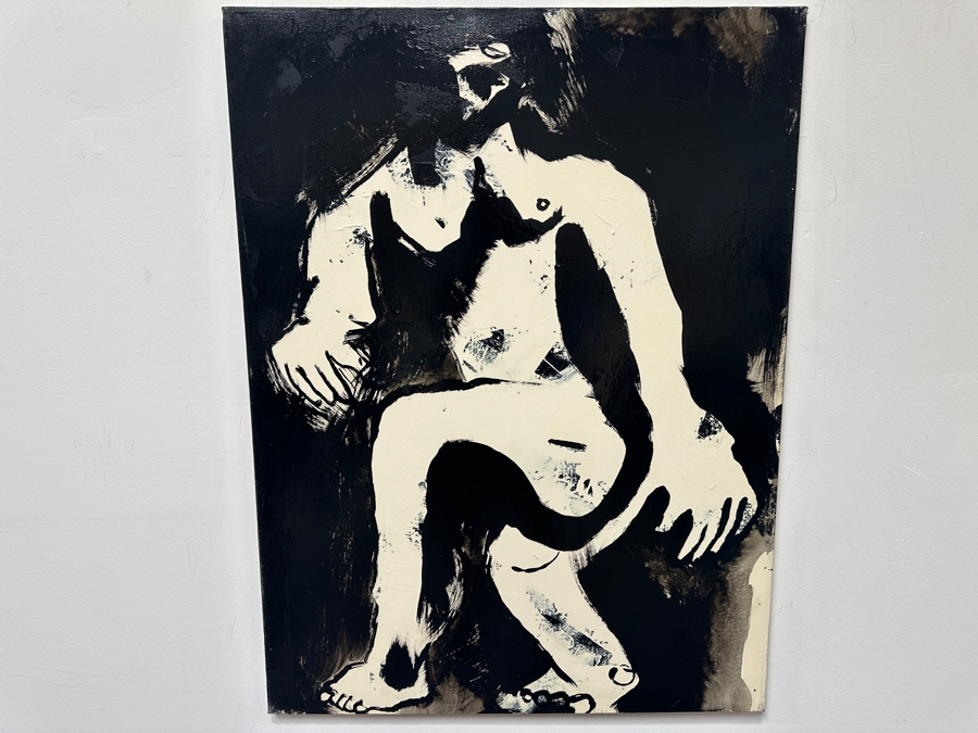 Gerrit Greve (1948-2024, Cardiff by the Sea, CA) Original Acrylic Painting On Canvas Unsigned 30' X 40' Estimate $1,200 - $1,500 [Photo 2]