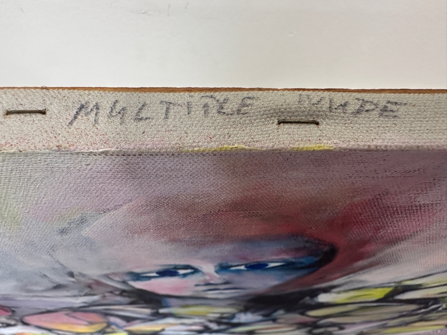 Gerrit Greve (1948-2024, Cardiff by the Sea, CA) Original Acrylic Painting On Canvas Titled 'Multiple Nude' Signed Lower Right 30' X 40' Estimate $1,200 - $1,500 [Photo 7]