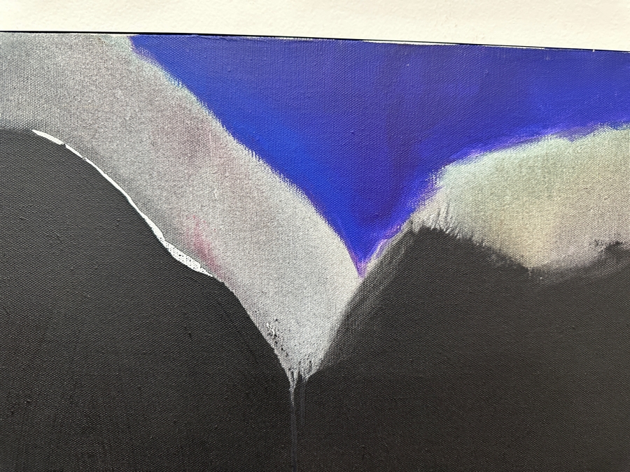 Gerrit Greve (1948-2024, Cardiff by the Sea, CA) Original Acrylic Painting On Canvas Titled 'Heart Murmur' Signed Lower Right And Verso 40' X 30' Estimate $1,200 - $1,500 [Photo 3]