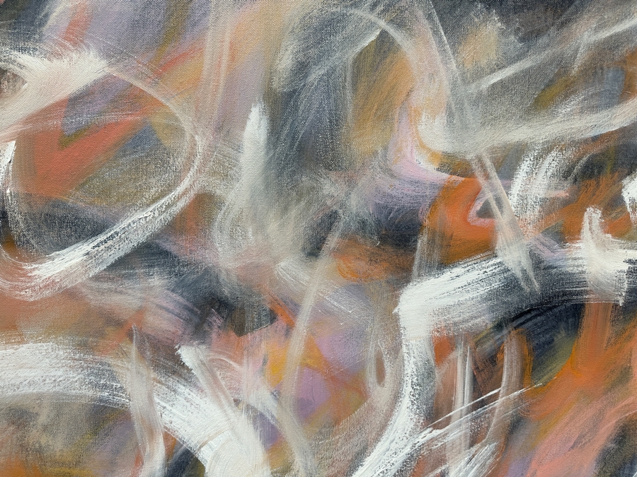 Gerrit Greve (1948-2024, Cardiff by the Sea, CA) Original Acrylic Painting On Canvas Signed Lower Left 48' X 48' Estimate $2,304 - $2,880 [Photo 4]