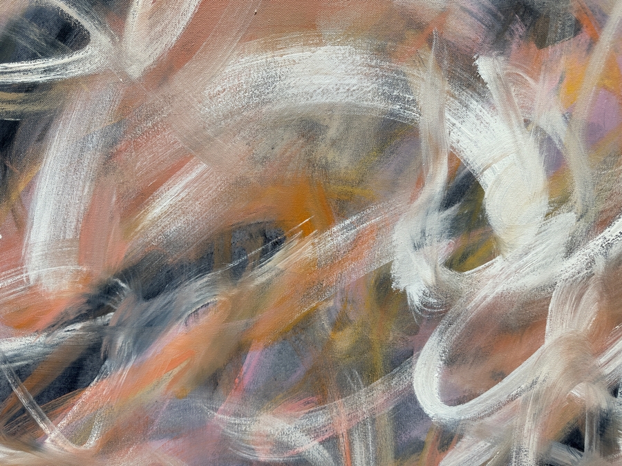 Gerrit Greve (1948-2024, Cardiff by the Sea, CA) Original Acrylic Painting On Canvas Signed Lower Left 48' X 48' Estimate $2,304 - $2,880 [Photo 3]