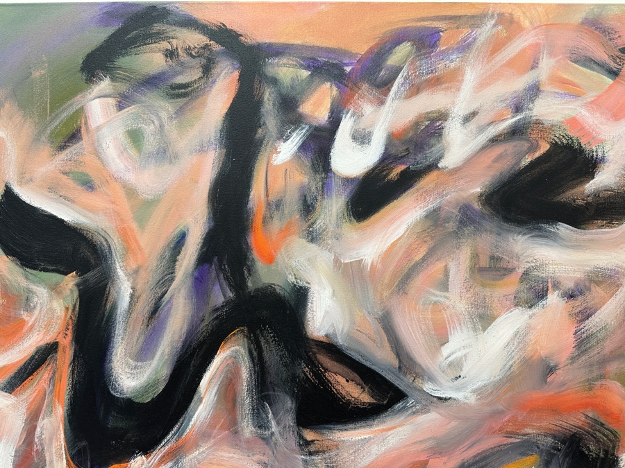 Gerrit Greve (1948-2024, Cardiff by the Sea, CA) Original Acrylic Painting On Canvas Signed Lower Left 48' X 48' Estimate $2,304 - $2,880 [Photo 4]