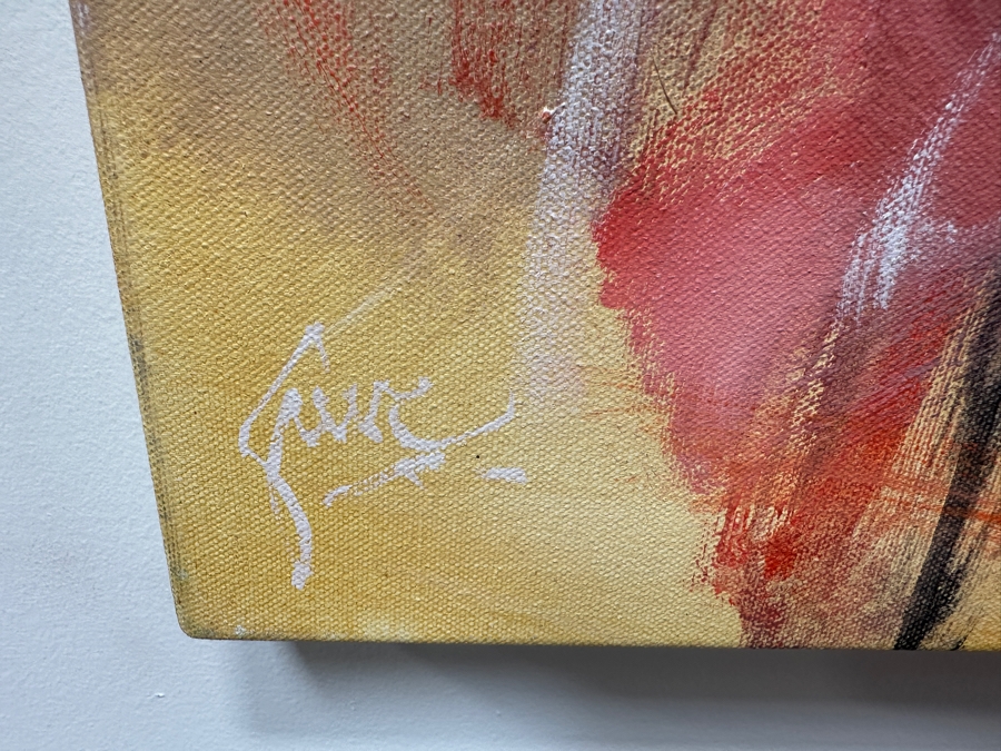 Gerrit Greve (1948-2024, Cardiff by the Sea, CA) Original Acrylic Painting On Canvas Signed Lower Left 48' X 48' Estimate $2,304 - $2,880 [Photo 5]